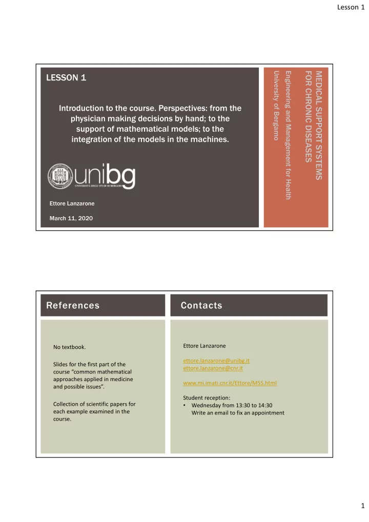references contacts
