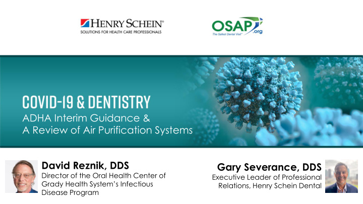 a review of air purification systems david reznik dds
