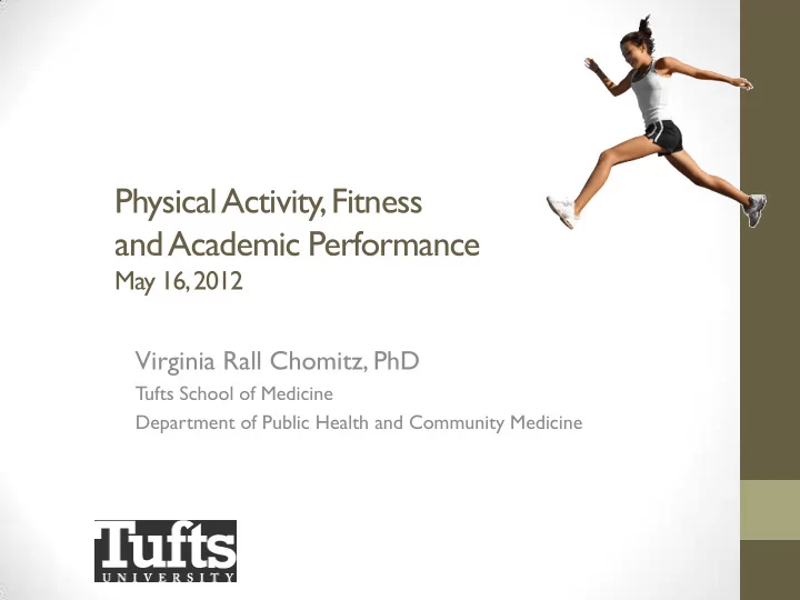 physical activity fitness and academic performance