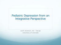 pediatric depression from an pediatric depression from an