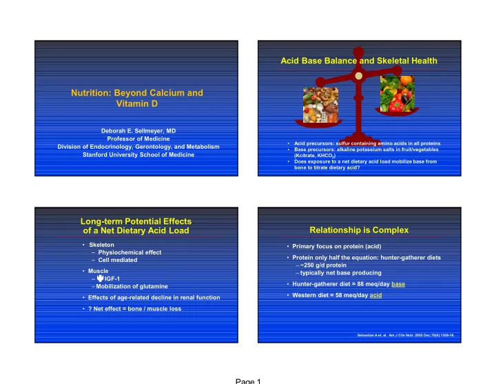 nutrition beyond calcium and vitamin d