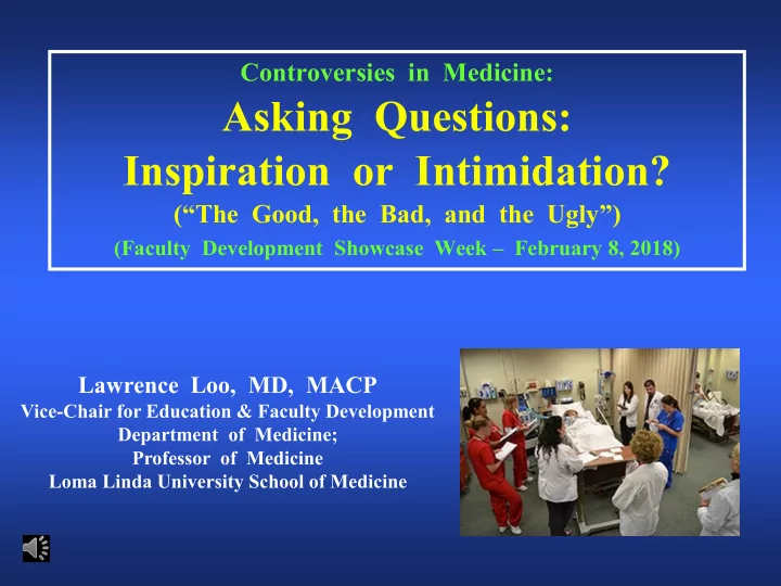 asking questions inspiration or intimidation