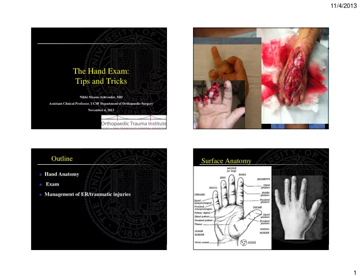 the hand exam tips and tricks