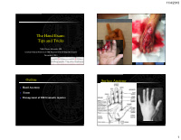 the hand exam tips and tricks