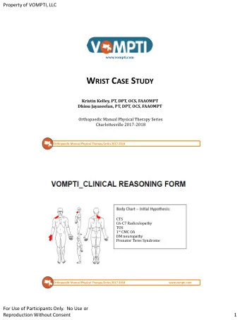 Property of VOMPTI, LLC    50 yo female computer programmer with gradual onset of night time R