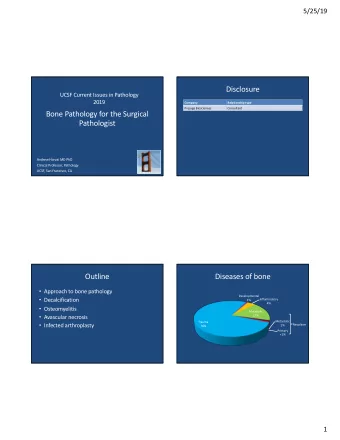 Disclosure  UCSF Current Issues in Pathology  2019  Company  Relationship type  Presage Biosciences