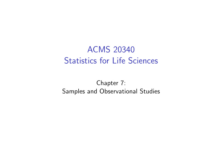 acms 20340 statistics for life sciences