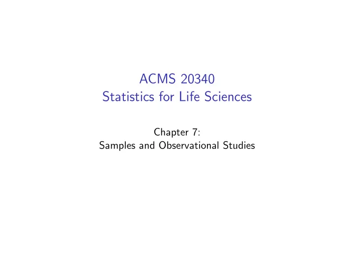 acms 20340 statistics for life sciences