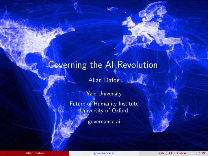governing the ai revolution