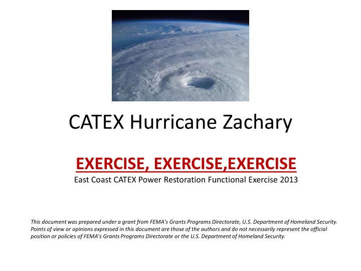 catex hurricane zachary
