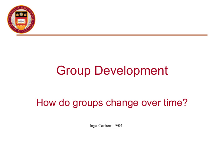 group development