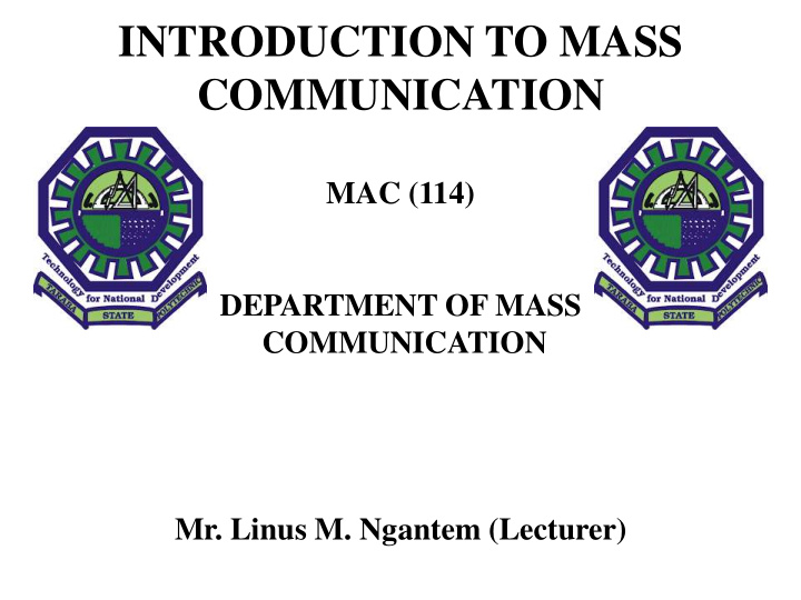 introduction to mass communication