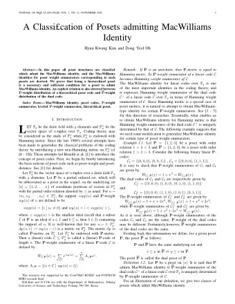 L q be the determined by that of C . The following example suggests that vector space of n -tuples