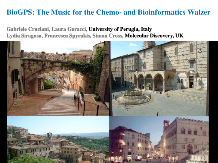 biogps the music for the chemo and bioinformatics walzer