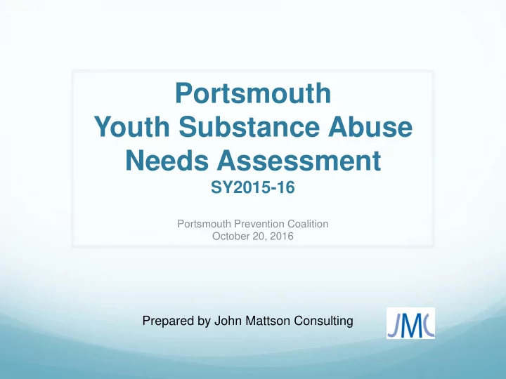 youth substance abuse