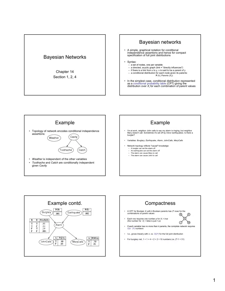 bayesian networks