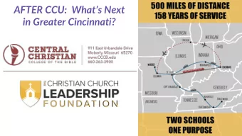 AFTER CCU:  Whats Next  in Greater Cincinnati?  David  Sandy  Val &amp; Adam  Alex  Anna