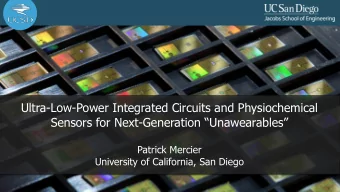 Ultra-Low-Power Integrated Circuits and Physiochemical  Sensors for Next-Generation
