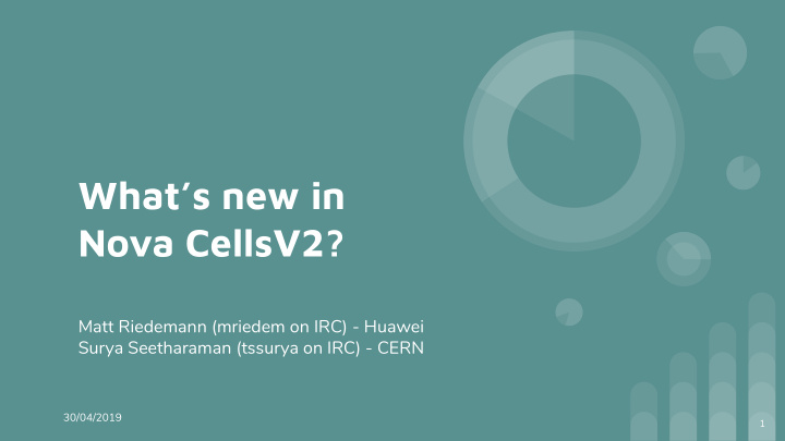 what s new in nova cellsv2