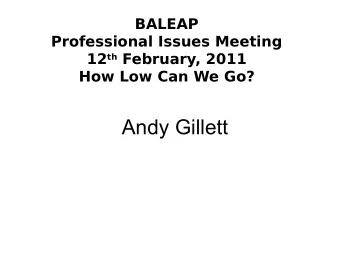Andy Gillett  The internationalisation of Higher Education  has brought with it a marked growth in