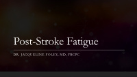 post stroke fatigue