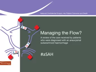 #aSAH  Method  Hannah Shotton  2  Introduction  SAH  Rupturing aneurysm  Poor outlook