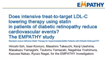 lowering therapy using statin  in patients of diabetic retinopathy reduce  cardiovascular events?