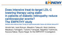 lowering therapy using statin