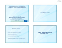 public health model for