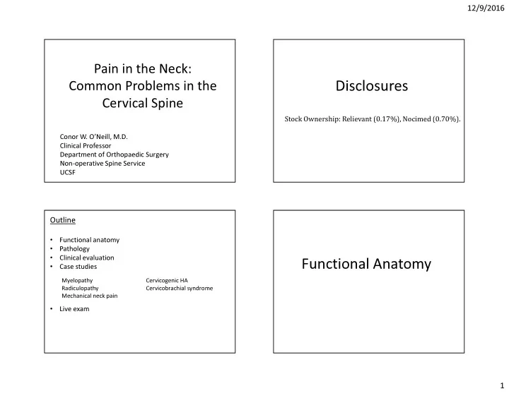 disclosures