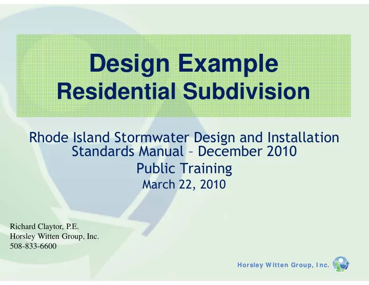 design example