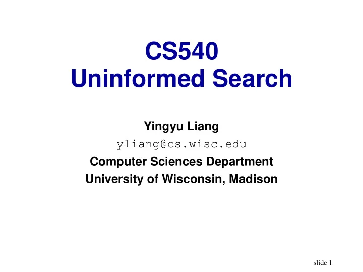 cs540