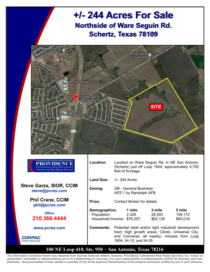 244 acres for sale