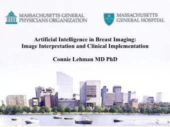 Artificial Intelligence in Breast Imaging:  Image Interpretation and Clinical Implementation