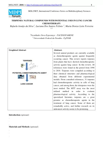 MOL2NET, 2018 , 4, http://sciforum.net/conference/mol2net-04  2 Results and Discussion (optional)