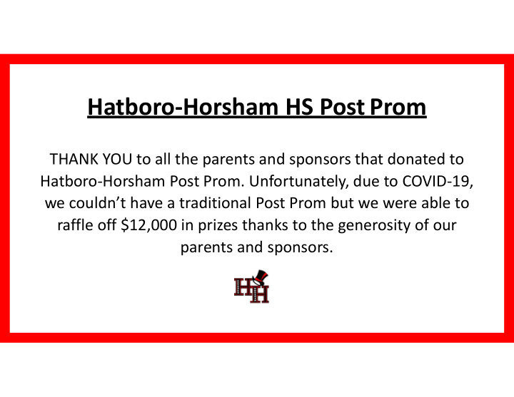 hatboro horsham hs post prom