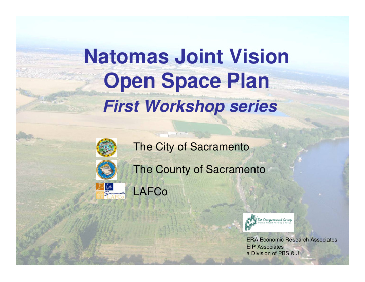 natomas joint vision open space plan