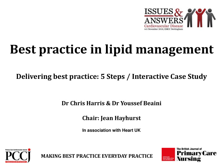 best practice in lipid management