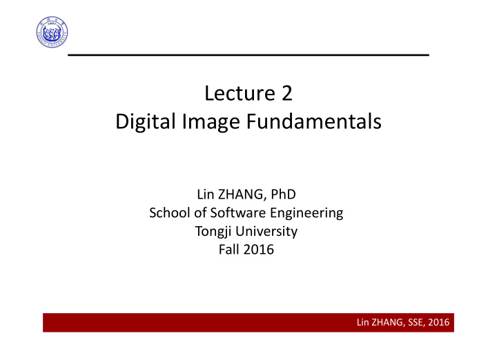 lecture 2 digital image fundamentals