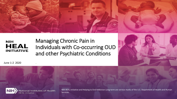 managing c chronic pain i in individuals w with co