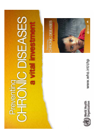 who int chp did you know chronic diseases
