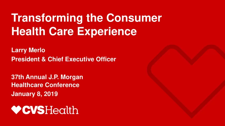 health care experience