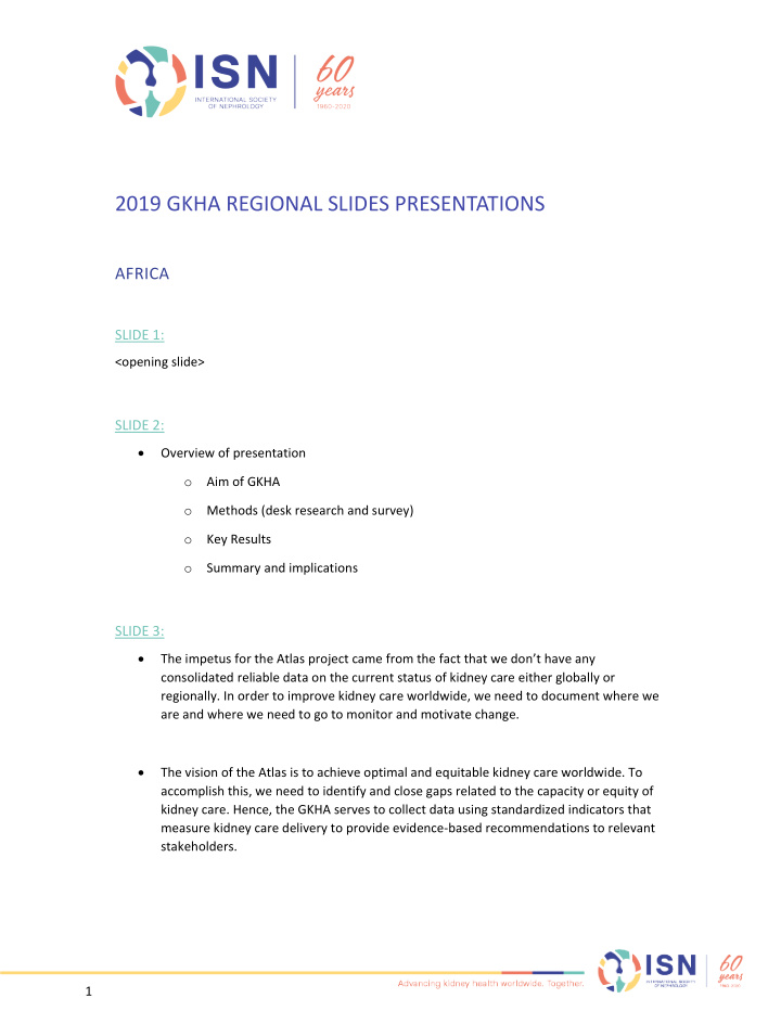 2019 gkha regional slides presentations