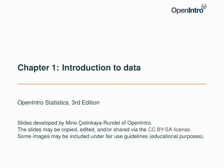 chapter 1 introduction to data
