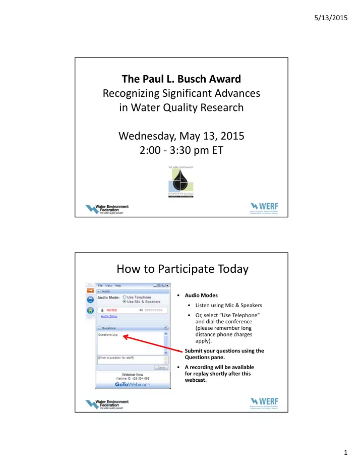 how to participate today