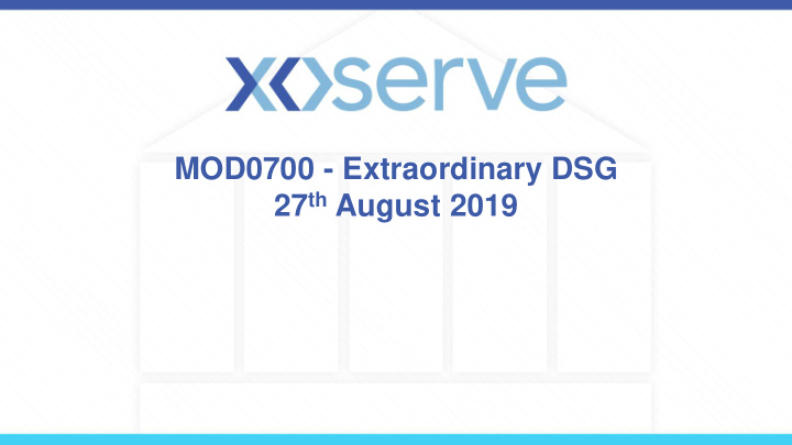 mod0700 extraordinary dsg