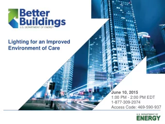 Click To Edit Master  Title Style  June 10, 2015  1:00 PM - 2:00 PM EDT  1-877-309-2074  Access