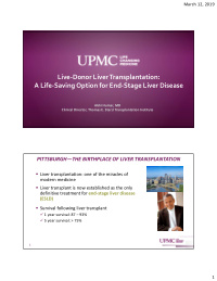 live donor liver transplantation a life saving option for