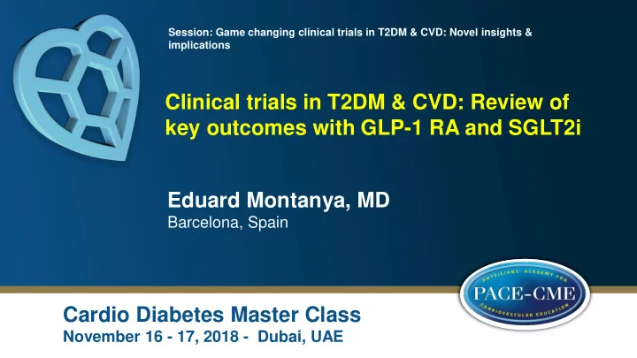 clinical trials in t2dm cvd review of key outcomes with