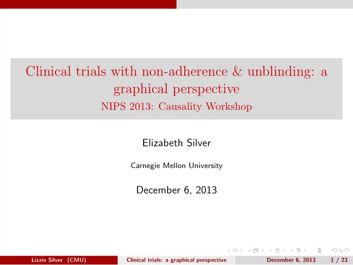 clinical trials with non adherence unblinding a graphical